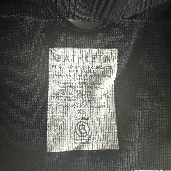 Athleta Embrace Sports Bra Sz D-DD Hybrid racerback XS - Picture 5 of 7